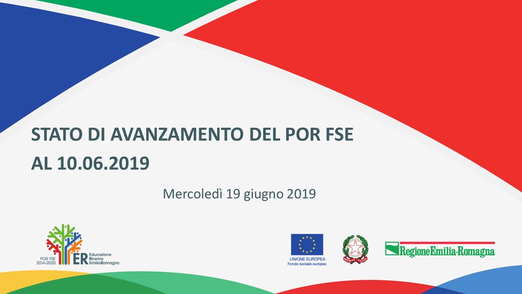 Stato Di Avanzamento Del Por Fse Al Ppt Scaricare